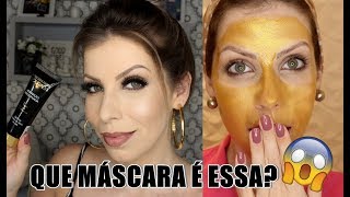 MÁSCARA FACIAL DOURADA TOQUE DE NATUREZA #LURESENHA
