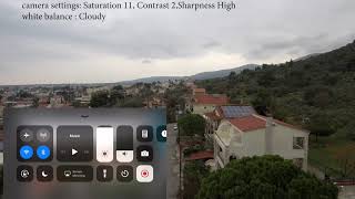Xiaomi Mi drone 4K settings (camera  & white balance settings)