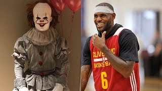 HELL NAW! LeBron James Dresses as Pennywise from 'IT' for Halloween