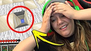 ENCONTREI UMA PASSAGEM SECRETA! QUEM FEZ? - Minecraft Lendário | Malena0202
