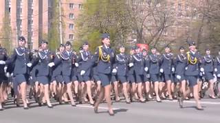 Русские Отвлекающие Войска / Russian Women Military Parade