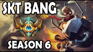 SKT T1 Bang Corki vs Twitch ADC Ranked Challenger Korea