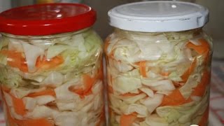 Капуста маринованная на зиму