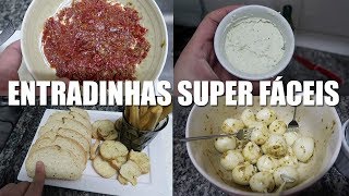 ENTRADINHAS FÁCEIS E DELICIOSAS PARA RECEBER EM CASA | Estilo Bifásico