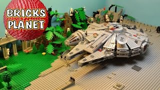 Millennium Falcon LEGO Star Wars 7965 set - Review, Stop Motion, Time-Lapse Build