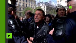 Manifestants pro- et anti-palestiniens face-à-face à Paris