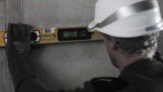 Elektronische Wasserwaage von Stabila im Einsatz
