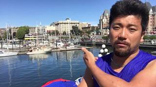 アキーラさん散策！カナダ・ビクトリア・インナーハーバー！Inner Harbour in Victoria in Canada