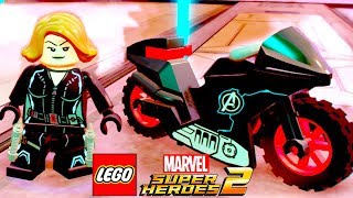 MOTO DA VIÚVA NEGRA DESBLOQUEADA no LEGO Marvel Super Heroes 2 EXTRAS #42