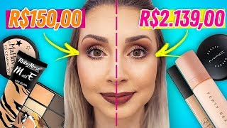 MAQUIAGEM CARA VS MAQUIAGEM BARATA
