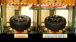 Dangerous imitation wheel !!