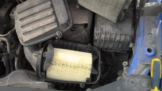 VW Caddy. Замена воздушного фильтра.