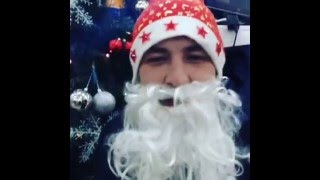 С новым годом мужики! Поздравление с новым годом 2016. Дед мороз бухой прикол.