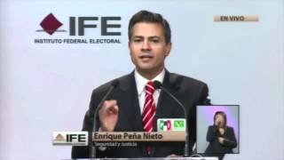 El mismo PEÑA NIETO lo dijo