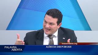 Palavra Aberta (27.01.20) - Trabalhos da OAB-PI em 2019 e ações para 2020