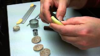 Making Polymer Clay Buttons with embedded Shank - Part 1 of 2