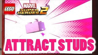 LEGO Marvel Superheroes 2 -  How to get Pink Brick - Attract Studs