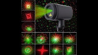 Уличный лазерный новогодний проектор MOVING GARDEN LASER LIGHT,