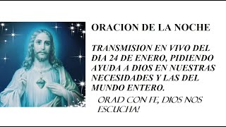 NOCHE DE ORACION  Y PREDICA. 23 DE ENERO. TODOS CON FE.
