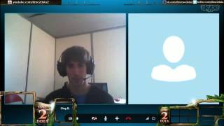 Dendi и Fng говорят по skype с  v1lat-ом после игры NewBee vs Na'Vi
