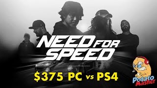 Need for Speed on a $375 PC - PC vs PS4 - Need for Speed Graphics Comparison