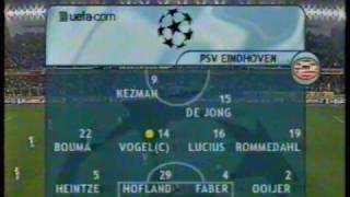 Galatasaray 2-0 PSV (Şampiyonlar Ligi - 30 Ekim 2001)