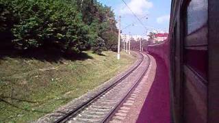 из окна поезда: Аэропорт Домодедово