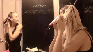 Video cute Bella French shaving her head