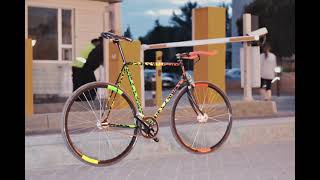 FIXED-GEAR bike painting !