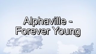 Alphaville -  Forever Young - разбор на пианино