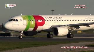 HD TV Airport Aeroporto de Lisboa aterragens descolagens Lisbon Airport takeoffs landings