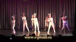 Танец "Зайцы" - детский Хип хоп. Отрывок из танцевального спектакля. Школа танцев "Экспромт"