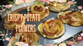 Crispy potato flower