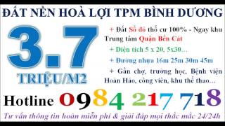 Bán đất Hoà Lợi Thành Phố Mới Bình Dương, Đất Bình Dương giá rẻ