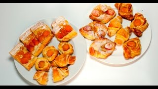 Булочки из слоёного теста | Теле-теле-тесто
