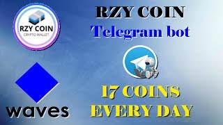 RZY COIN - 17 coins Каждый день без вложений. Telegram bot для заработка.