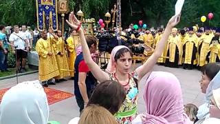 17 июля 2016 года. Новосибирск. Молодёжный крестный ход приуроченный ко деню Семьи Любви и Верности