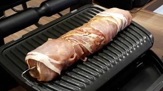 Schweinefilet im Speckmantel im Tefal OptiGrill