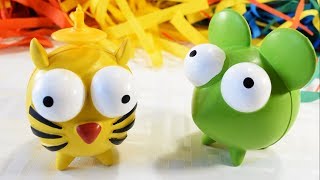 7 Серия ❤❤❤ Кот Персик и Мышка ПО CHALLENGE с ВОЛЧКОМ || The 7 Series Spinning top