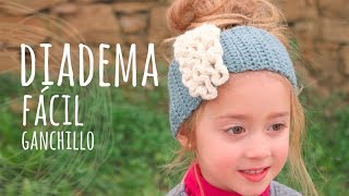 Tutorial Diadema Fácil y Rápida Ganchillo TODAS LAS TALLAS - Crochet | Lanas y Ovillos