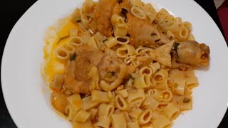Macarrão com Frango / Cozido junto na panela #macarraocomfrango #receitafacil #ednamachado