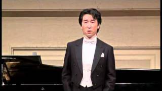 中田喜直：「ゆく春」　志摩大喜  Taiki Shima