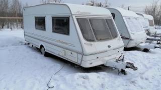 Обзор 4-5 местного прицепа-дачи, кемпера, каравана Swift ARCHWAY с душ.кабиной