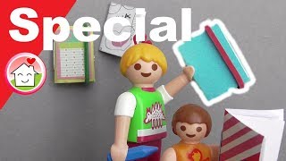 Playmobil Film deutsch Pimp my PLAYMOBIL Notizbücher / Basteln für Kinder - Familie Hauser