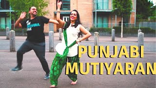 Jasmine Sandlas - Punjabi Mutiyaran | Bhangra Dance | Esha (Lasya) & Lavesh (Learn Bhangra)