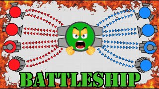 Diep.io NEW BATTLESHIP TANK // SWARMING DRONES CLASS!! - iHASYOU