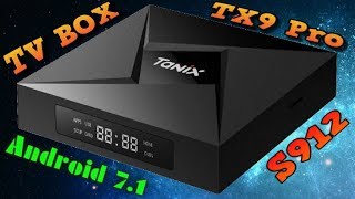 NEW! Tanix TX9 Pro Android 7.1 Amlogic S912 3/32GB. Android TV Box