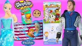 Blind Bag Surprises Unicorno, Frozen Disney Mystery Minis, Shopkins Season 3 with Queen Elsa & Hans