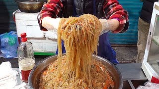 원조누드김밥 Original Nude Rice Rolls (Gimbap) & Glass Noodles - Korean Street Food