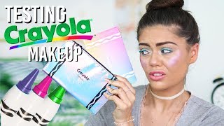TESTING CRAYOLA MAKEUP.. ARE YOU KIDDING?!